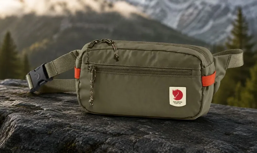 NWOT FJALLRAVEN HIGH COAST HIP PACK EVERYDAY OUTDOOR, Olive green